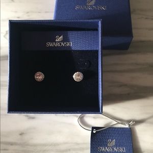 Swarovski Angelic Pierced Earrings White Rhodium